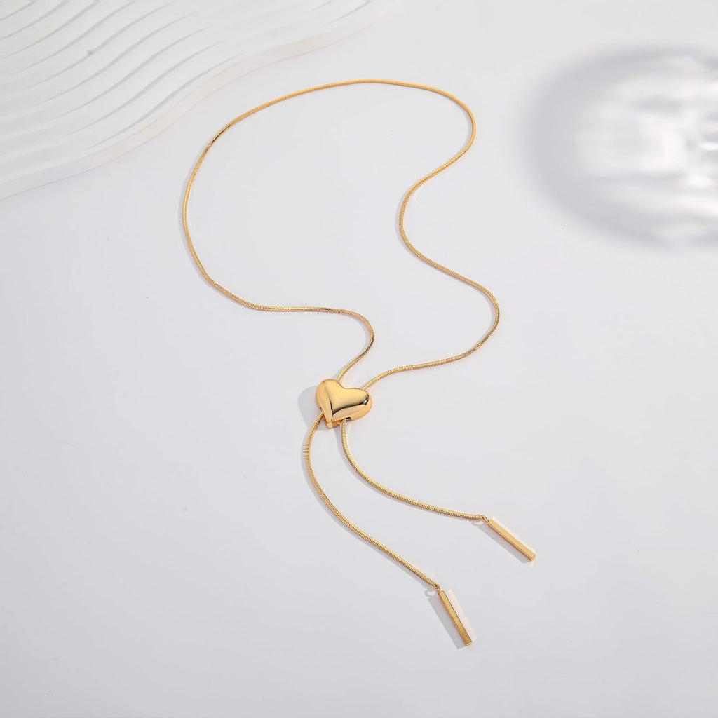 Gold Long Y‑Lariat Necklace Women Dainty Drop Jewelry – view 5