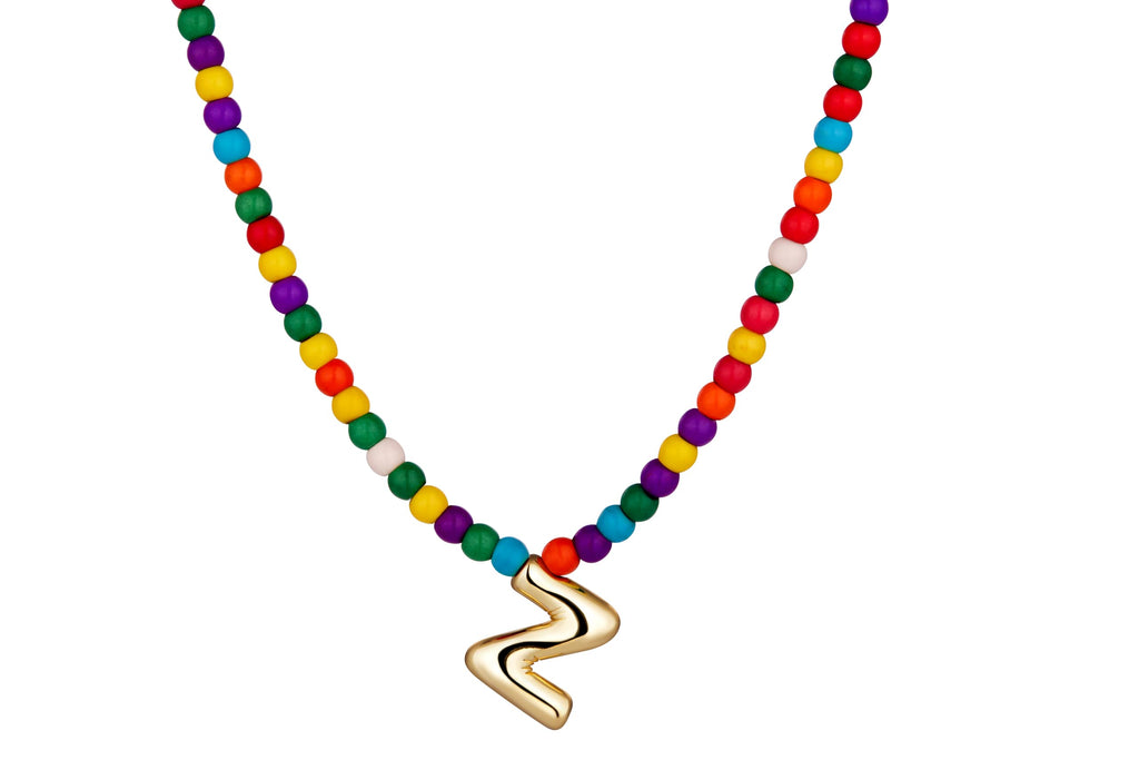 Cute Colorful Beaded Bubble Necklace – view 32