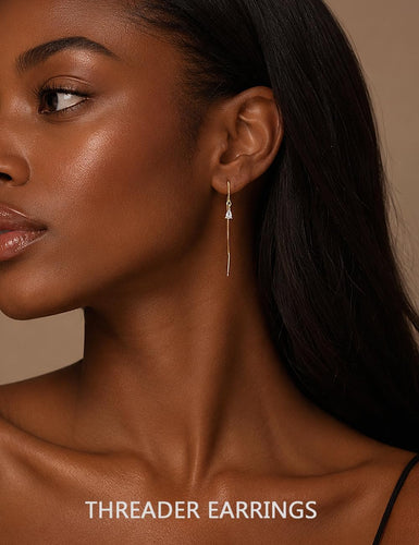 Gold Chain Earrings for Women, 14k Gold Plated Drop Dangle Earrings Stack, Trendy Cubic Zirconia Huggie Hoop Earring, Hypoallergenic Cartilage Earrings for Multiple Piercing Fashion Jewelry