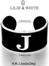 Load image into Gallery viewer, Acrylic Monogram Resin Bracelet for Women – view 6