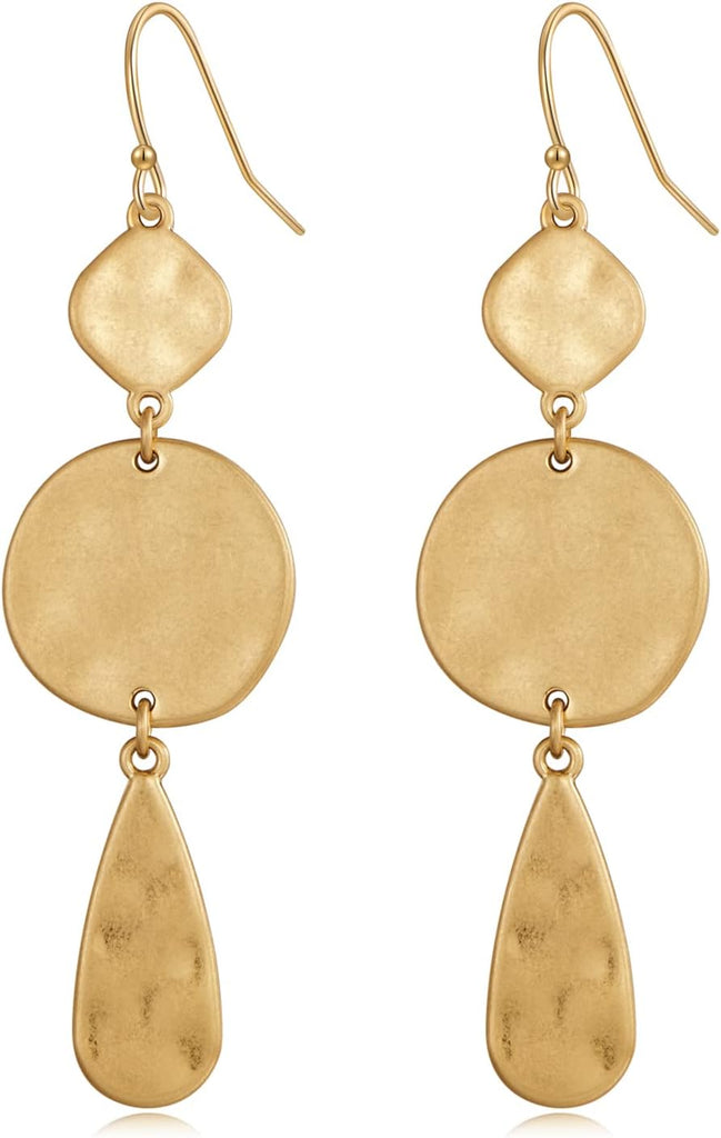 Burnt Gold Boho Earrings For Women