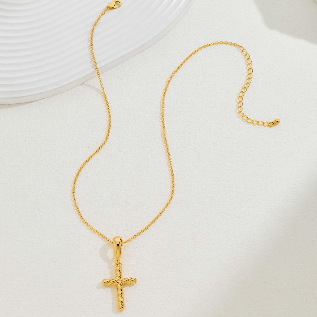 Gold Cross Necklaces For Women – view 5