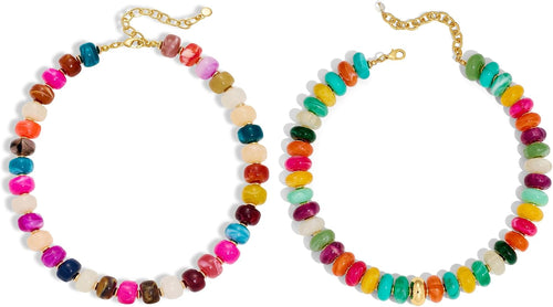 Colorful Chunky Bead Necklaces for Women