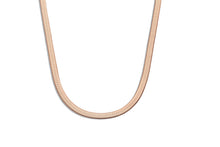 Load image into Gallery viewer, 14K Gold Silver Plated Herringbone Necklace for Women, Non-Tarnish