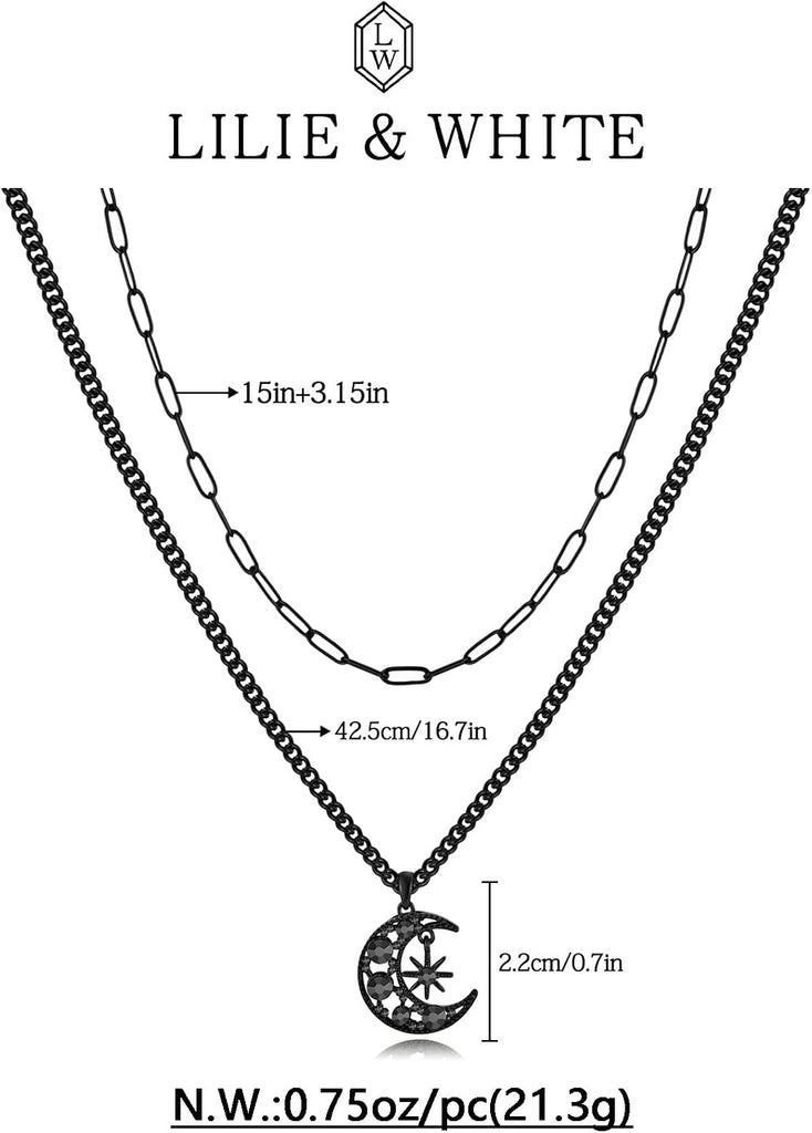 Sun And Moon Gothic Necklace For Women – view 6