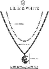 将图片加载到图库查看器，Sun And Moon Gothic Necklace For Women – view 6