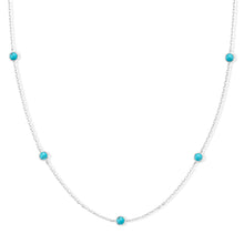 将图片加载到图库查看器，Dainty Gold Silver Necklaces for Women Non Tarnish 14K Gold Plated Cute Station Choker Diamond Clover Pearl Turquoise Beaded Cross Bow Necklace Simple Trendy Layering Chain Link Jewelry Birthday Wedding Party Gifts for Women
