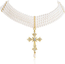 Load image into Gallery viewer, Gothic Cross Necklace For Women