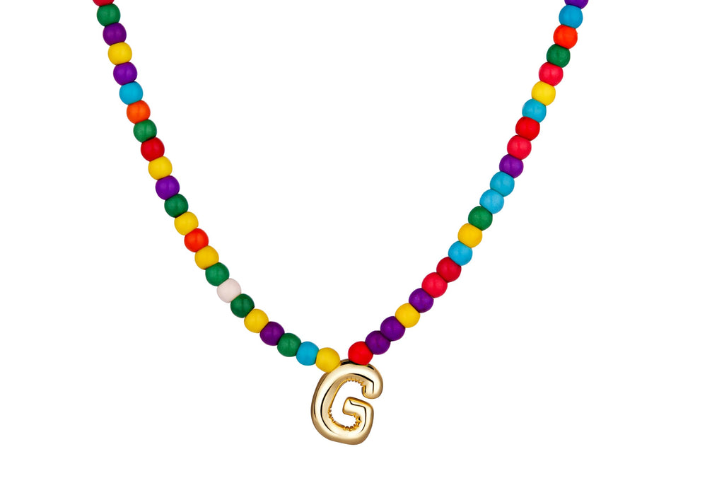 Cute Colorful Beaded Bubble Necklace – view 15