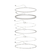 将图片加载到图库查看器，Sterling Silver Plated Bracelets Set for Women – view 14