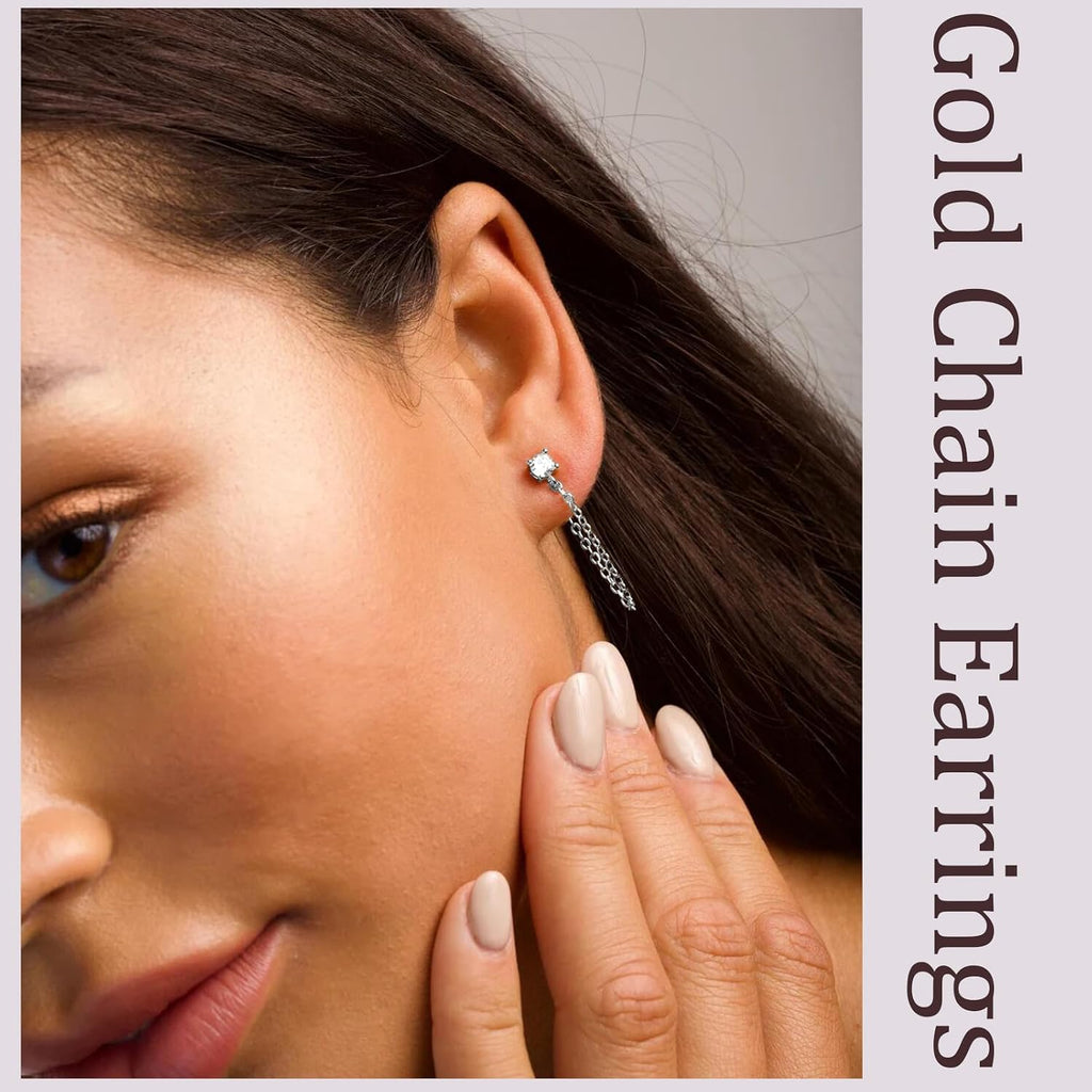 68 Pair Gold Stud Earring Multipack — CZ, Pearl & Butterfly