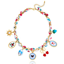 Load image into Gallery viewer, Gold Charms Necklace for Women – view 8