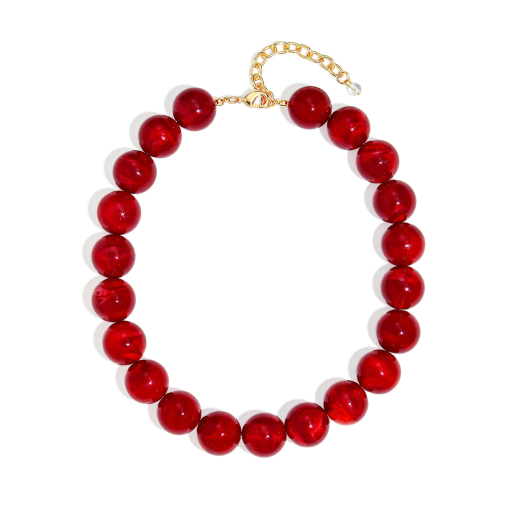 Resin Chunky Beaded Necklace for Women – view 51