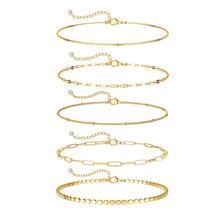 将图片加载到图库查看器，Dainty Ankle Bracelets for Women – view 9