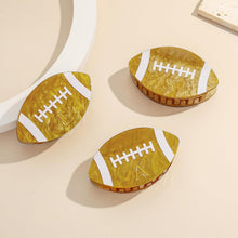 Load image into Gallery viewer, Football Hair Clips for Women Claw Clips Sports Inspired Hair Clip A – view 6