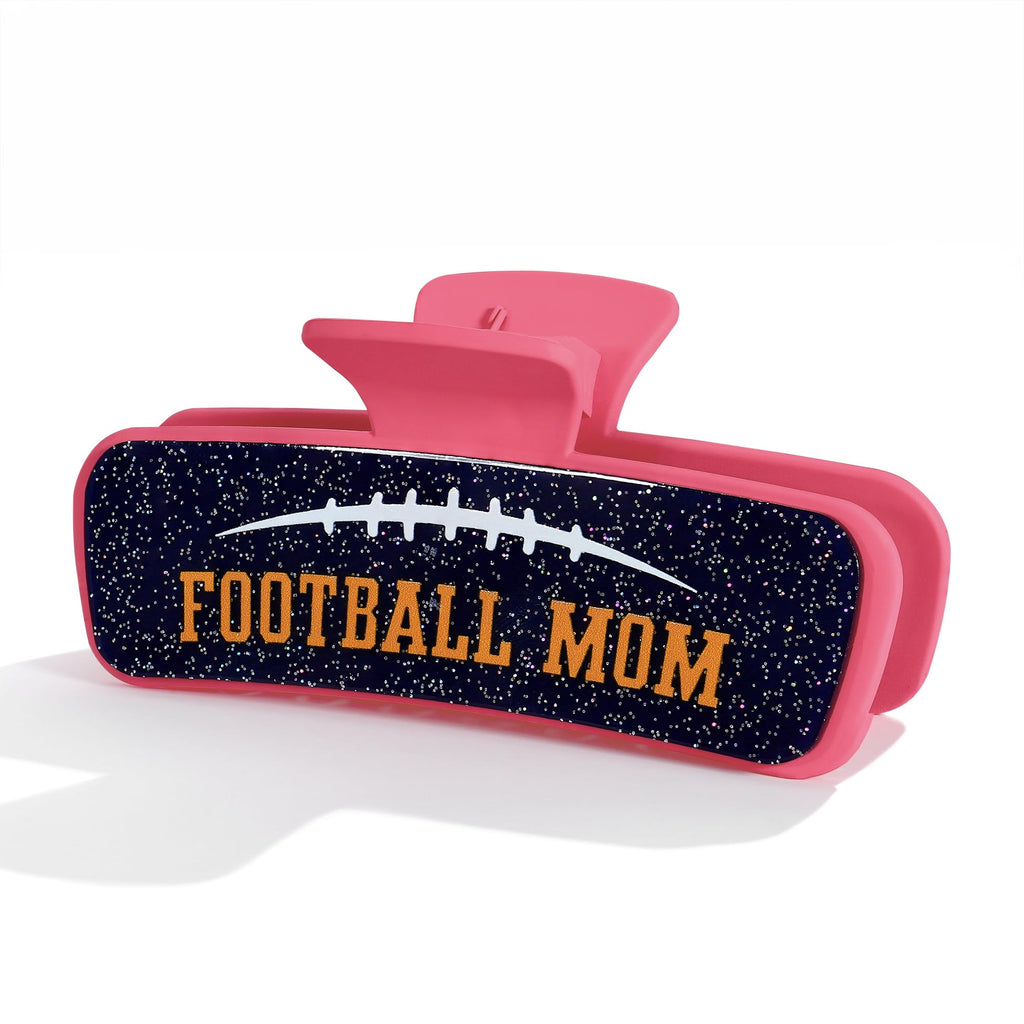Brown Football Hair Clips for Women Premium Sport Lovers – view 7