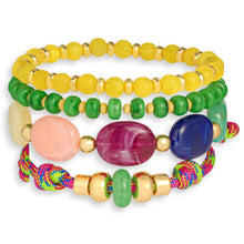 Load image into Gallery viewer, Colorful Bead Stackable Stretch bracelet sets for Women – view 9