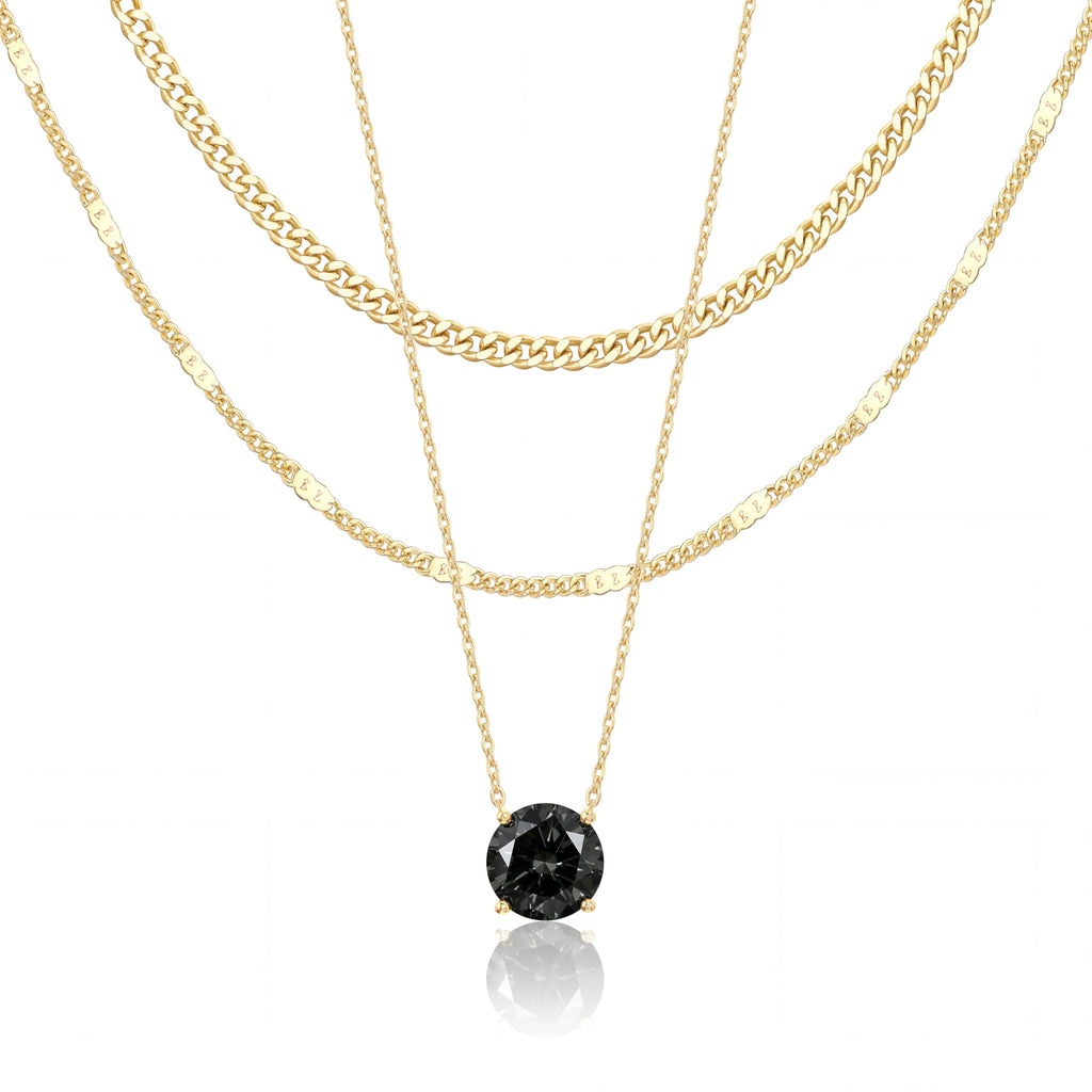 Layered Gold Necklaces for Women, Sterling Silver – view 11
