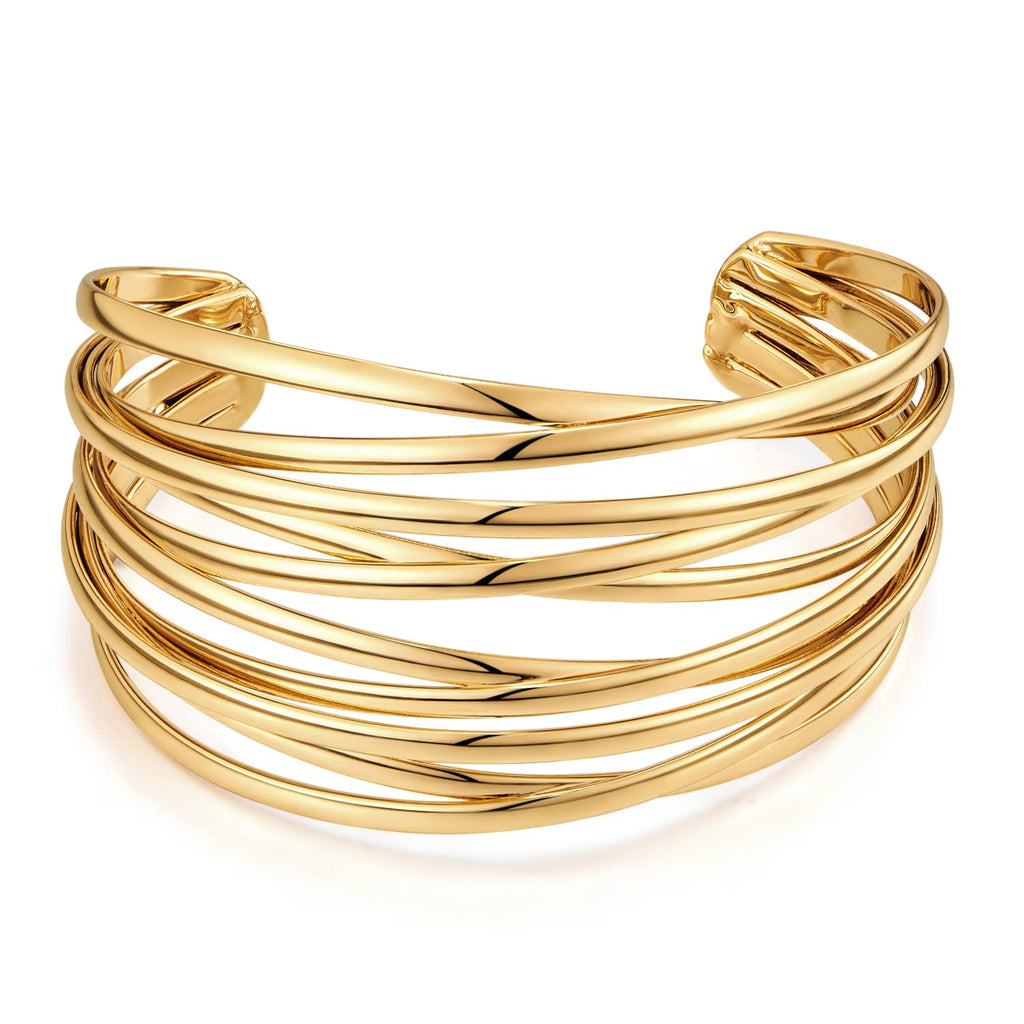 Twisted Gold Bracelets For Women – view 7