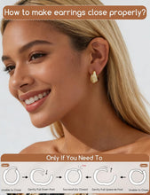 Load image into Gallery viewer, Hand Chain Bracelets &amp; Gold Hoops — 11 Piece Set