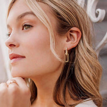 将图片加载到图库查看器，Pave Cubic Zircon Convertible Link Earrings For Women – alternate view