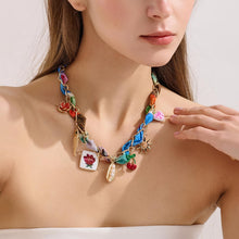 Load image into Gallery viewer, Gold Charms Necklace for Women – view 3