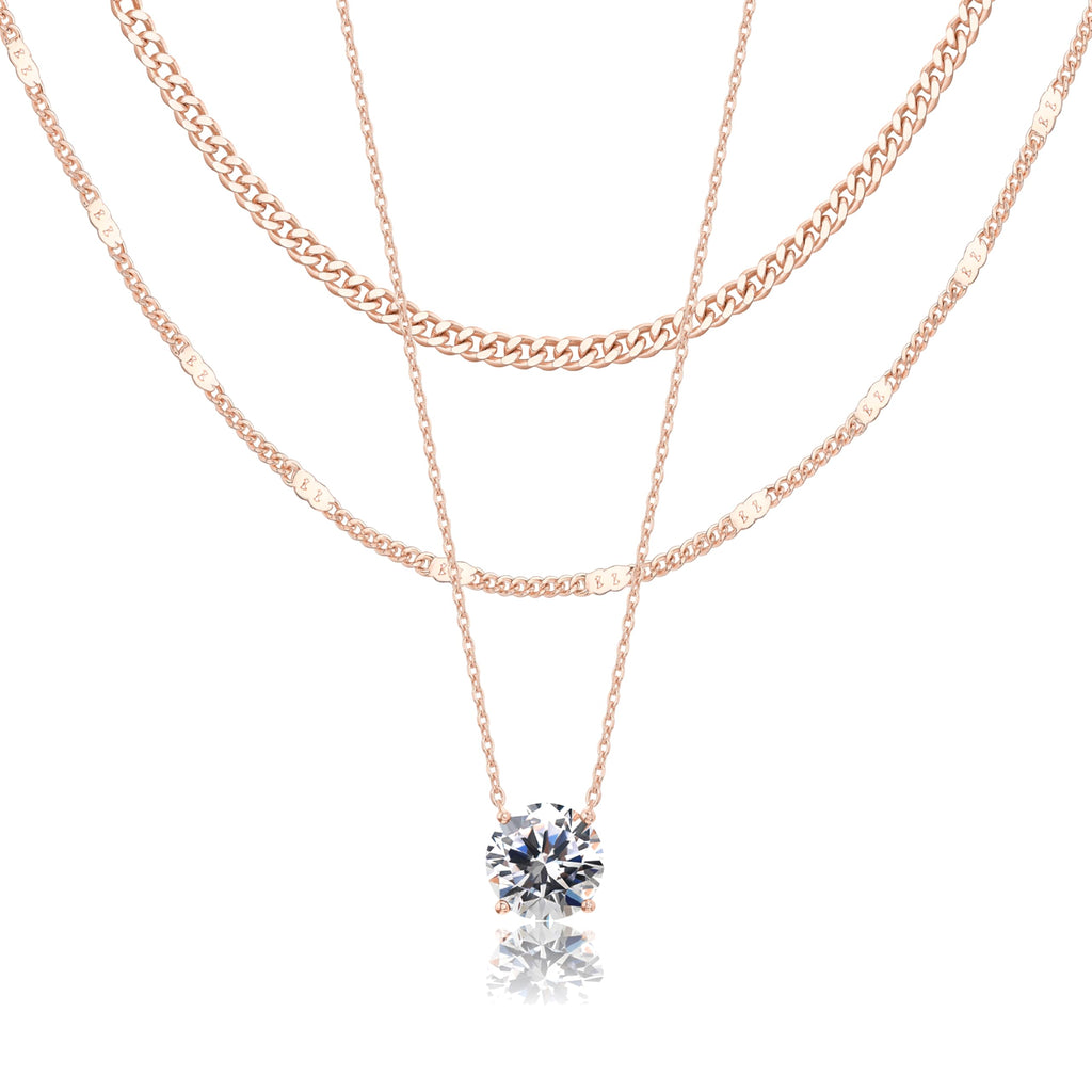 Layered Gold Necklaces for Women, Sterling Silver – view 24