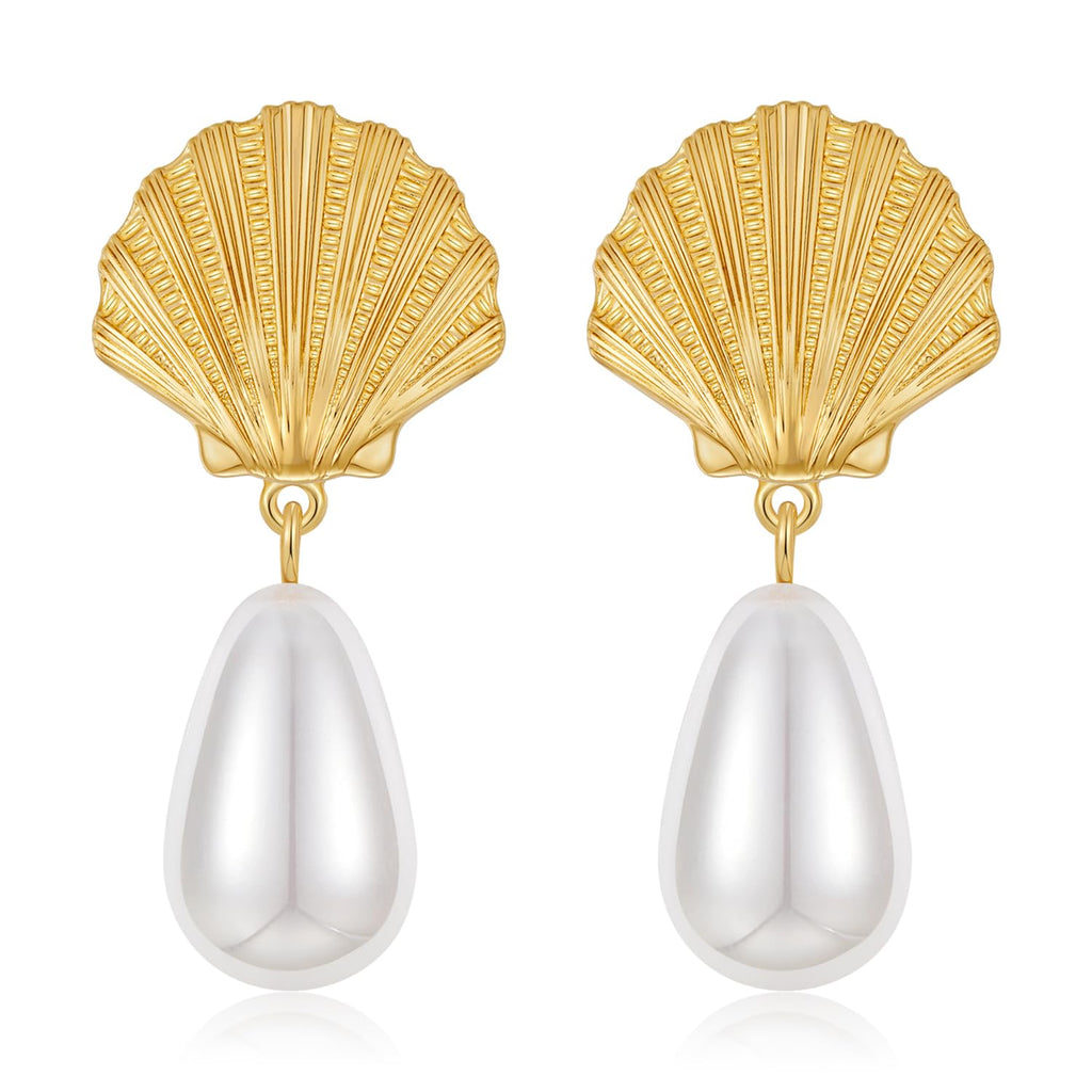 Conch Sell Earrings Gold Stud For Women – view 13