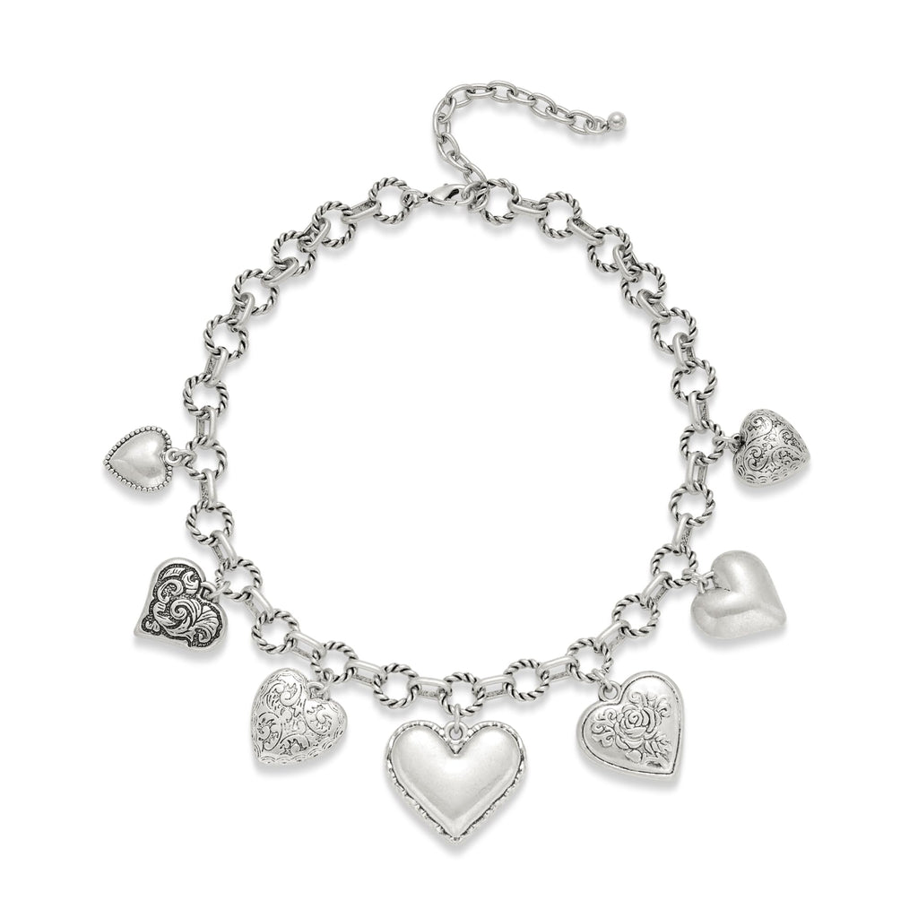 Gold Cross Charms Necklace Trendy Heart Pendant – view 7