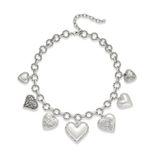 Load image into Gallery viewer, Gold Cross Charms Necklace Trendy Heart Pendant – view 7