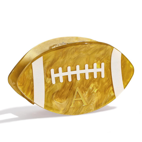 Football Hair Clips for Women Claw Clips Sports Inspired Hair Clip A