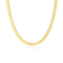 Load image into Gallery viewer, 14K Gold Plated Herringbone Necklaces for Women, Non-Tarnish