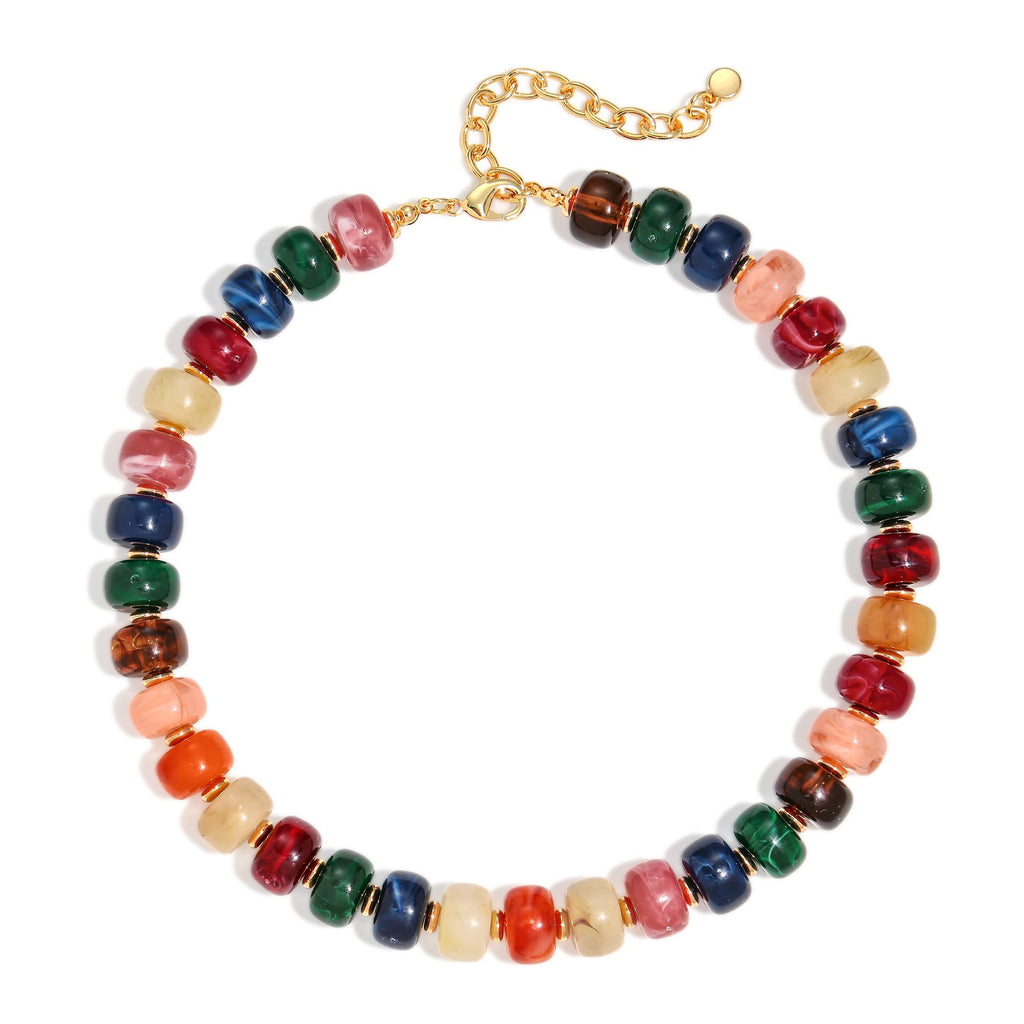 Resin Chunky Beaded Necklace for Women – view 35