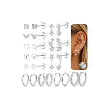 Load image into Gallery viewer, Flat Back Stud Earrings — 316L Stainless, Hypoallergenic