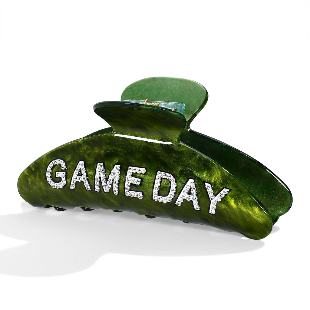 Game Day Football Hair Clips for Women Trendy Red White – view 8