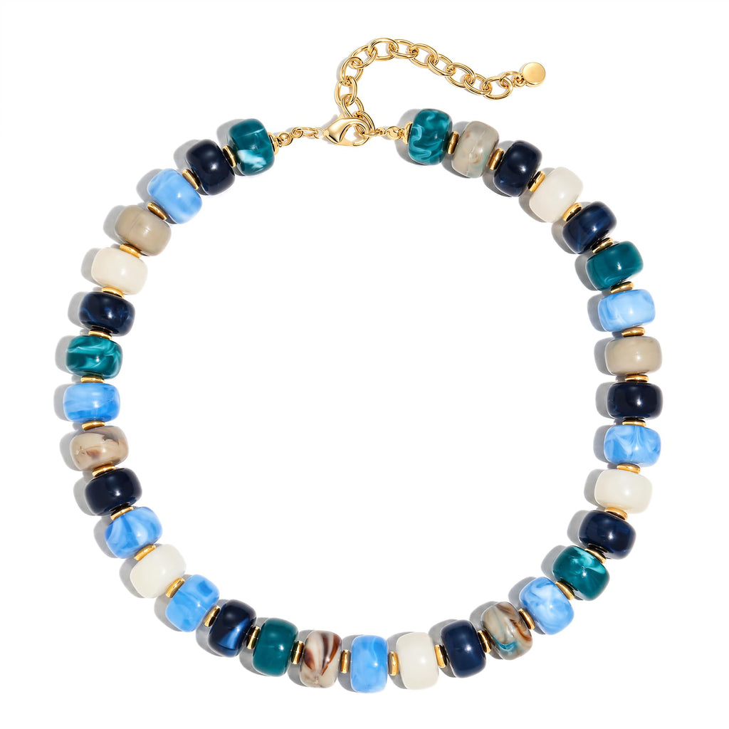 Resin Chunky Beaded Necklace for Women – view 36
