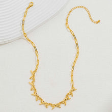 将图片加载到图库查看器，Gold Bow Necklace for Women Classic Bow Charm Jewelry – view 4