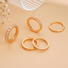 Load image into Gallery viewer, 14K Gold Plated Rings — Stackable Set