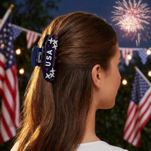 将图片加载到图库查看器，Blue USA Hair Clip for Women Sturdy Independence Day Hair Claws – view 3