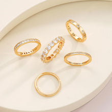 Load image into Gallery viewer, 14K Gold Plated Rings — Stackable Set