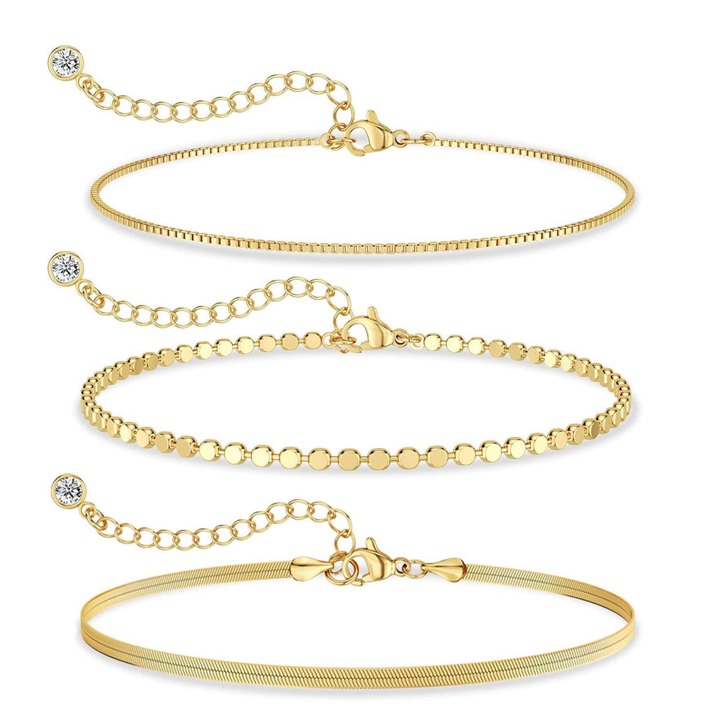 Sterling Silver Plated Bracelets Set for Women – view 7