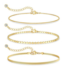 将图片加载到图库查看器，Sterling Silver Plated Bracelets Set for Women – view 7