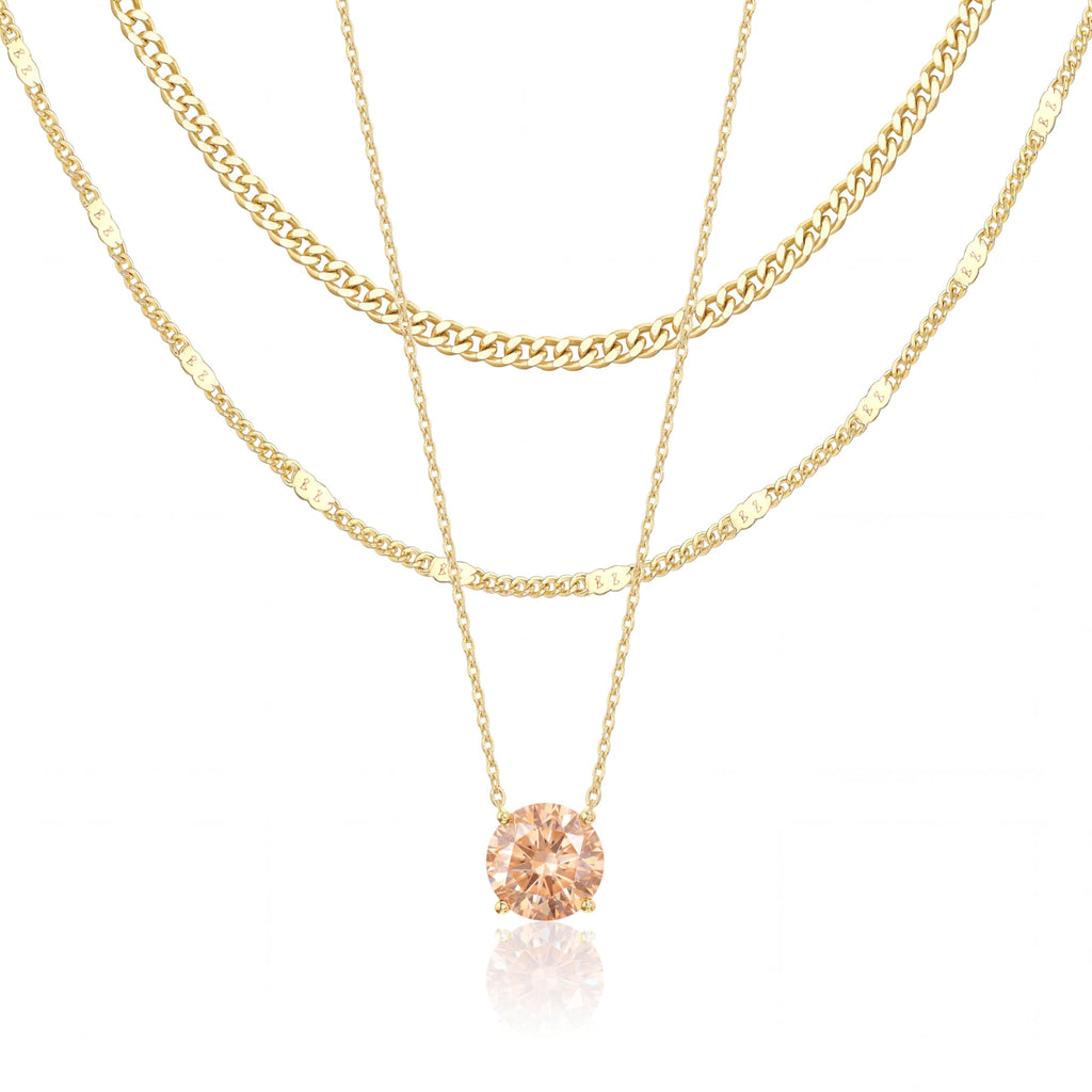 Layered Gold Necklaces for Women, Sterling Silver – view 12