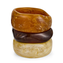 Load image into Gallery viewer, 3 PCS Acrylic Resin Bracelet For Women Trendy Chunky Bangle