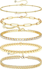 将图片加载到图库查看器，Sterling Silver Plated Bracelets Set for Women – view 9