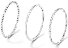 Load image into Gallery viewer, Dainty Gold Stacking Rings — Sizes 3–11, Non Tarnish