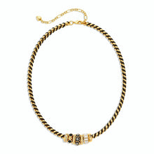 将图片加载到图库查看器，Gold Beaded Choker Necklace for Women Colorful Pendant – view 8