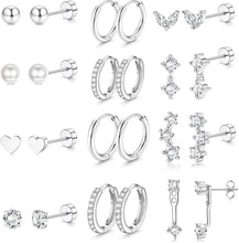 Load image into Gallery viewer, Flat Back Earrings — 316L Surgical Steel, Sensitive