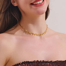 将图片加载到图库查看器，Gold Bow Necklace for Women Classic Bow Charm Jewelry – alternate view