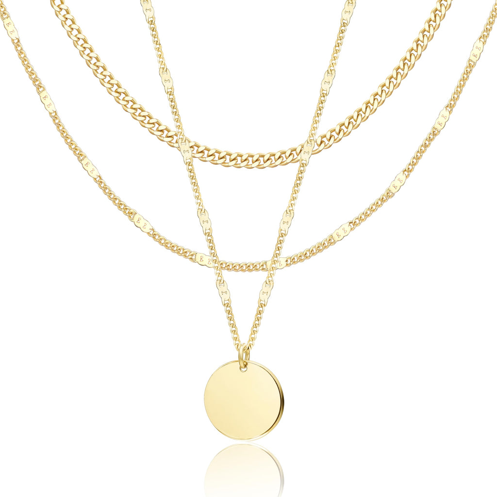 Layered Gold Necklaces for Women, Sterling Silver – view 22